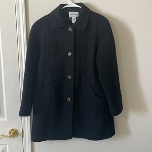 Size 8 Black Peacoat